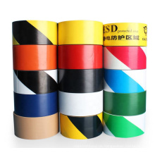 Kostenlose Probe stark klebendes schwarzes und gelbes PVC-Warnband